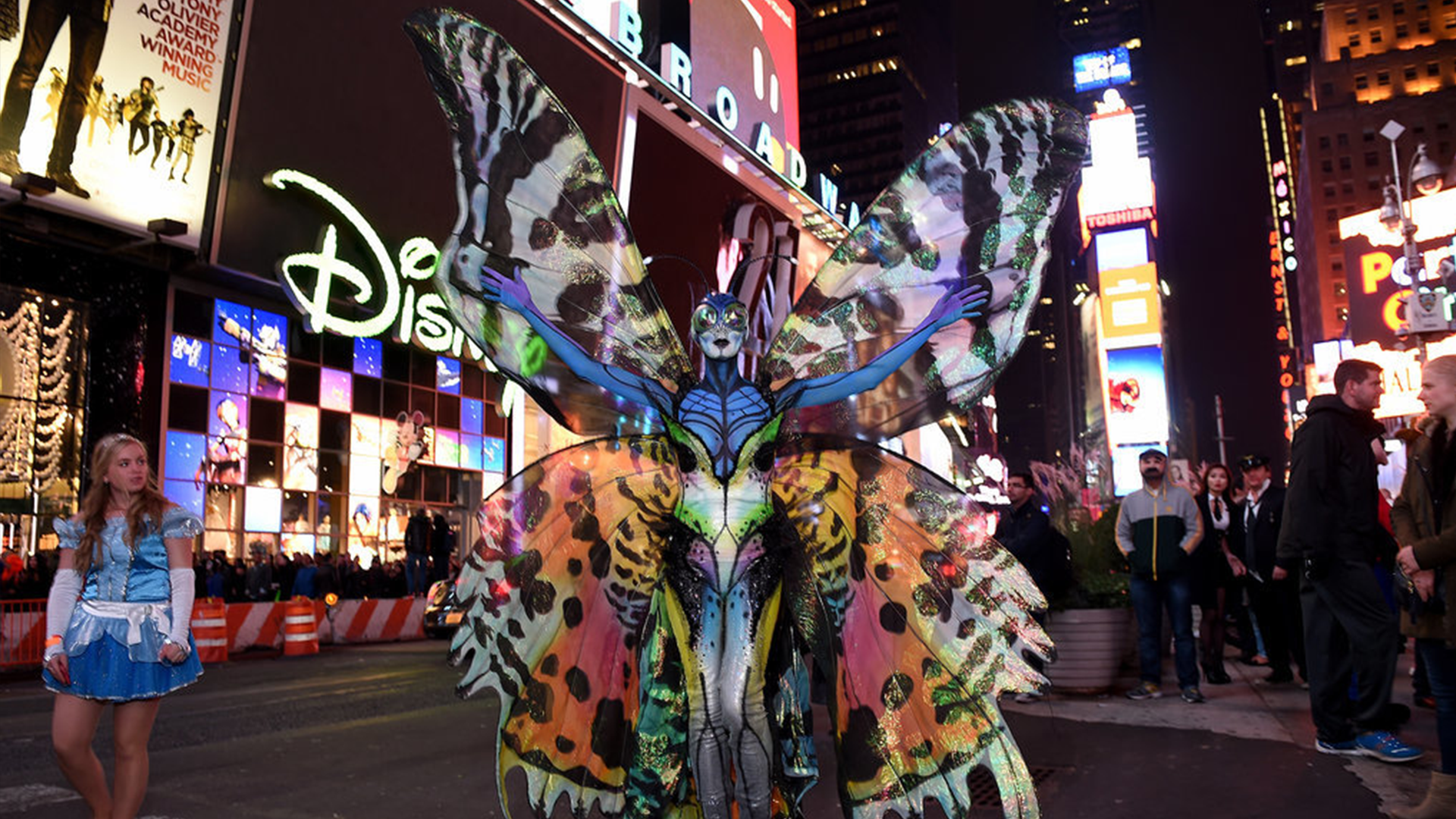 Heidi Klum In Butterfly Costume