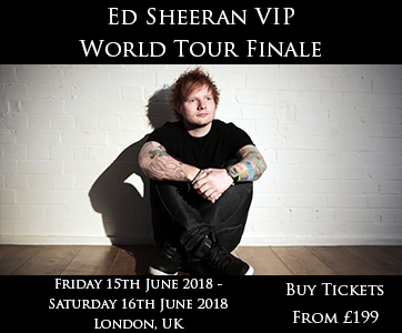 Ed Sheeran VIP World Tour Finale